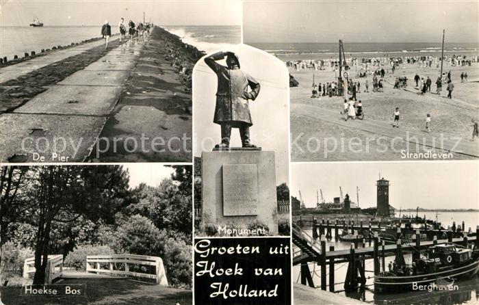 Hoek van Holland De Pier Strandleven Hoekse Bos Monument Berghaven