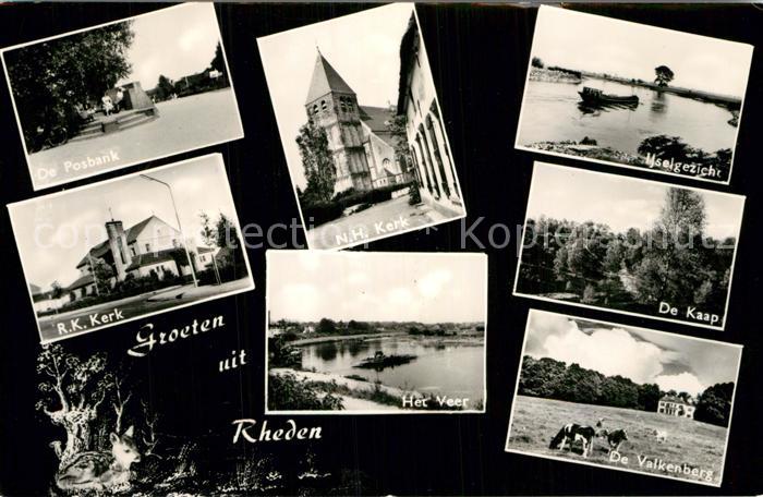 Rheden De Posbank NH Kerk Uselgezicht RK Kerk Het Veer De Kaap De Valkenberg
