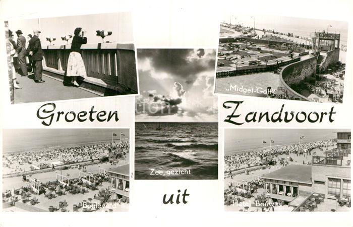 Zandvoort Holland Bouleva Zee gezicht Midget Golf Hotel Bouves