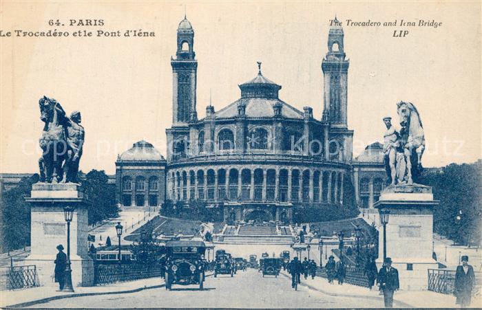 Paris Le Trocadero et le Pont d_Iena