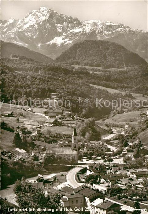 Schellenberg Marktschellenberg mit Hohem Goell