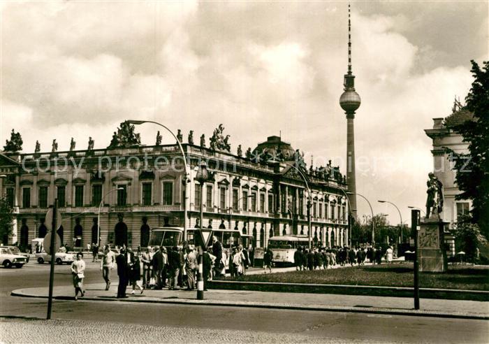 BERLIN  CITY Unter den Linden Museum fuer Deutsche Geschichte mit Fernsehturm