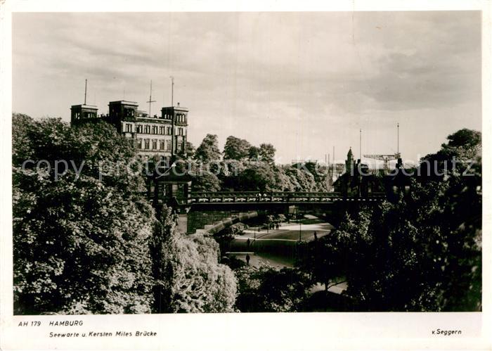 Hamburg Seewarte und Kersten Miles Bruecke