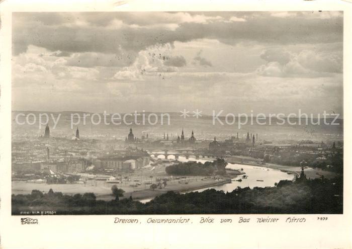 DRESDEN Elbe Blick vom Weissen Hirsch NZ3