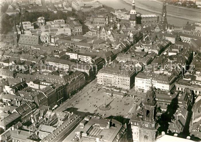 DRESDEN Elbe Altmarkt Fliegeraufnahme