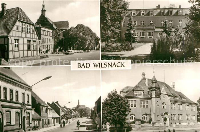 Bad Wilsnack Markt Rheumasanatorium Wittenberger Strasse Polytechn Oberschule