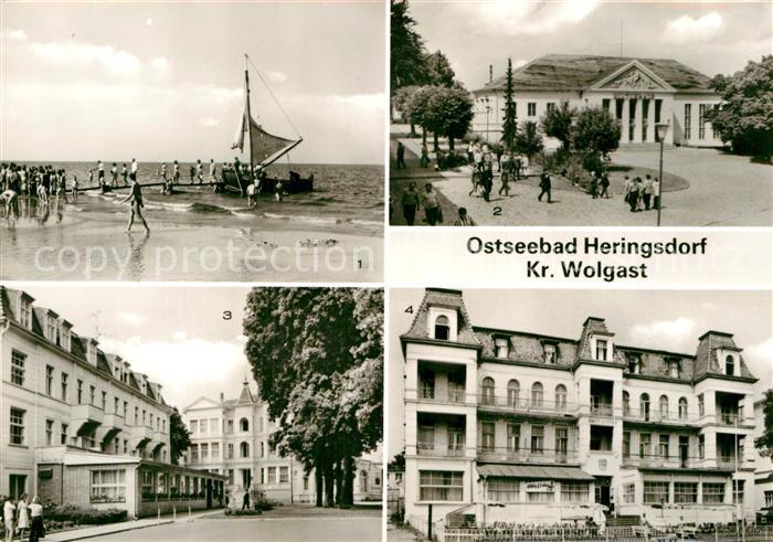 Heringsdorf Ostseebad Usedom Strand Kulturhaus Am Markt FDGB Erholungsheim Guise