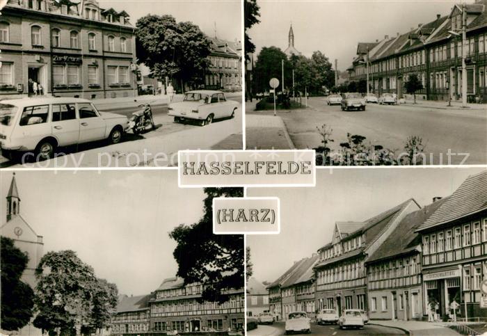 Hasselfelde FDGB Erholungsheim Zur Krone Breite Strasse Rathaus Am Markt