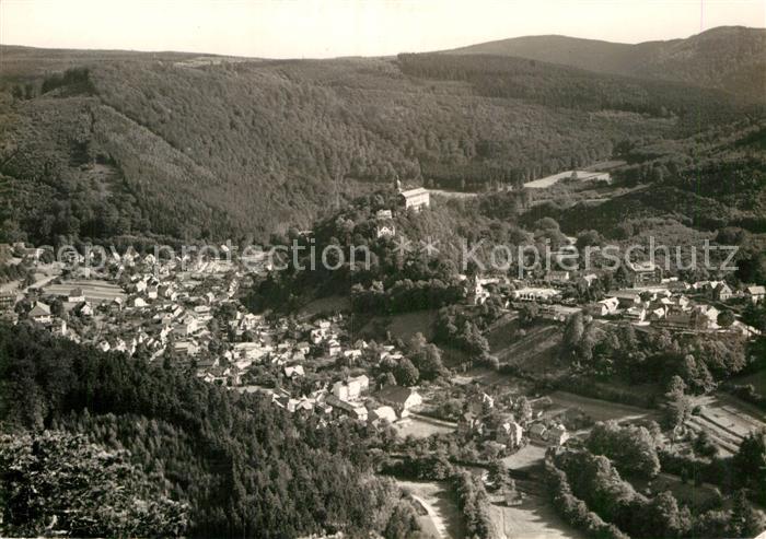 Schwarzburg Thueringer Wald Trippsteinblick