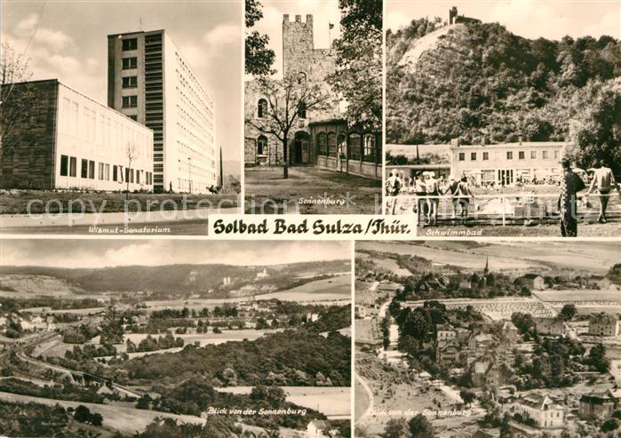 Bad Sulza Wismut Sanatorium Sonnenburg Schwimmbad Panorama