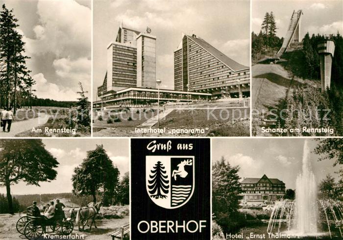 Oberhof Thueringen Am Rennsteig Interhotel Panorama Schanze am Rennsteig Kremser