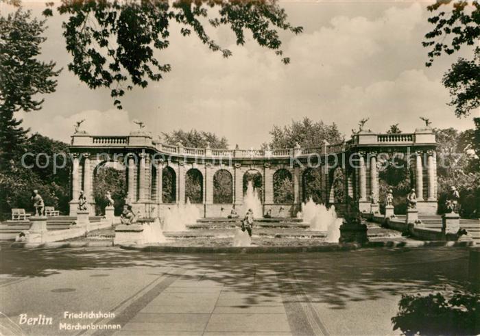 BERLIN  CITY Friedrichshain Maerchenbrunnen