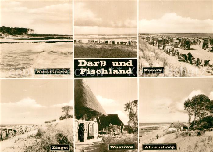 Darss Region Ostsee Weststrand Prerow Zingst Wustrow Ahrenshoop