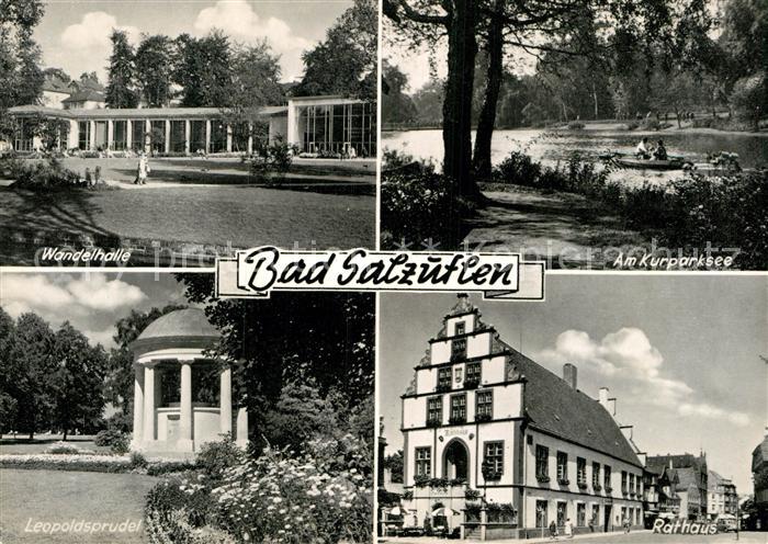 Bad Salzuflen Wandelhalle Kurparksee Leopoldsprudel Rathaus