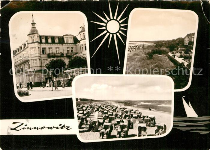 Zinnowitz Ostseebad Hotel Strandpartien