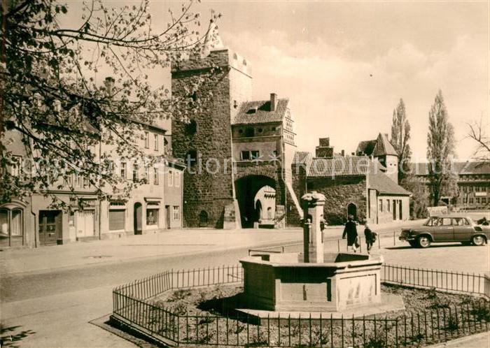 Naumburg Saale Marientor Brunnen