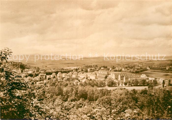 Bad Liebenstein AWG Siedlung und Werra Tal Blick vom Burgberg