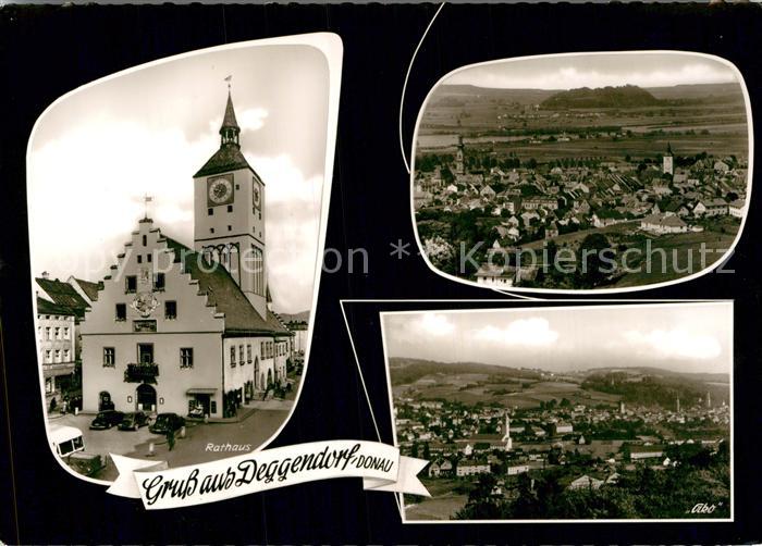 Deggendorf Donau Rathaus Panorama