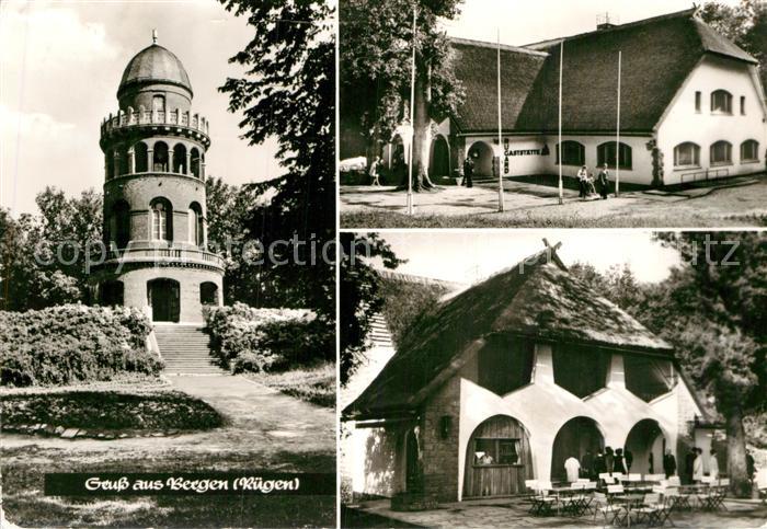 Bergen Ruegen Turm Rugard Gaststaette Terrasse