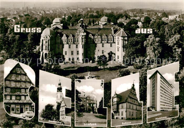 Celle Niedersachsen Panorama Happener Haus Stadtkirche Schlosspark Rathaus Hochh
