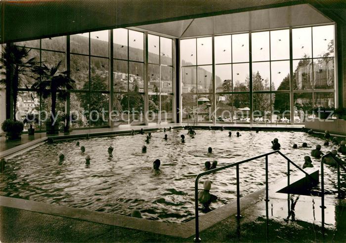 Wildbad Schwarzwald Thermal Bewegungsbad mit Freibad und Liegehallen