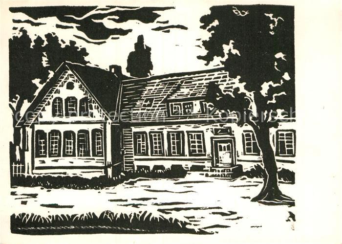 Baven Volksschule Linolschnitt