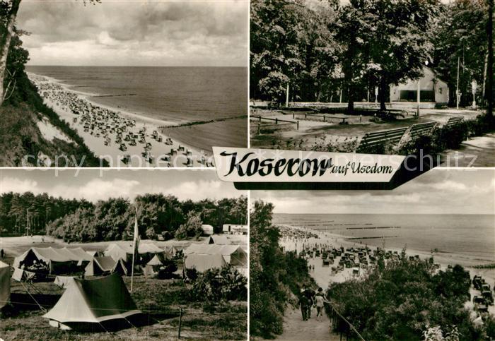 Koserow Ostseebad Usedom Strand Zeltplatz Park Strand
