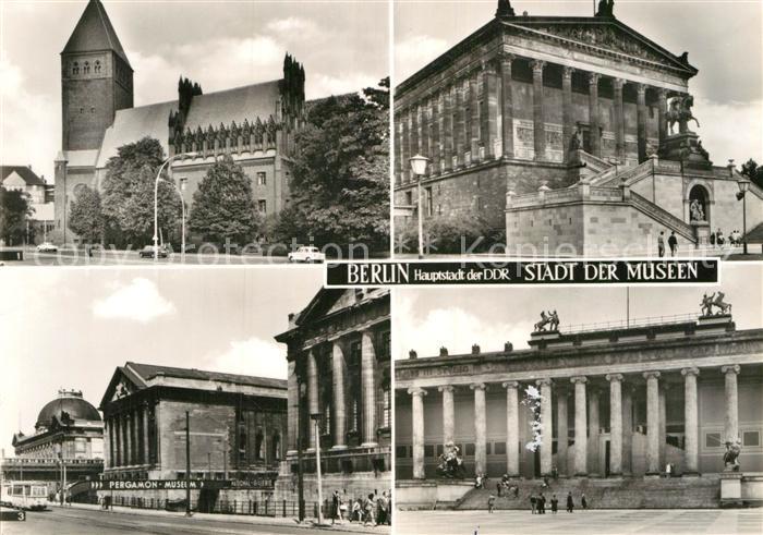BERLIN  CITY Maerkisches Museum Nationalgalerie Pergamon Museum Altes Museum