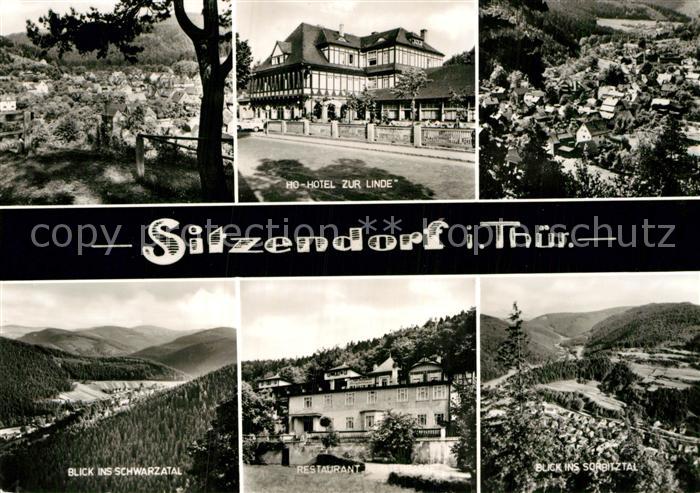 Sitzendorf Thueringen HO Hotel Zur Linde Schwarzatal Restaurant Sorbitztal