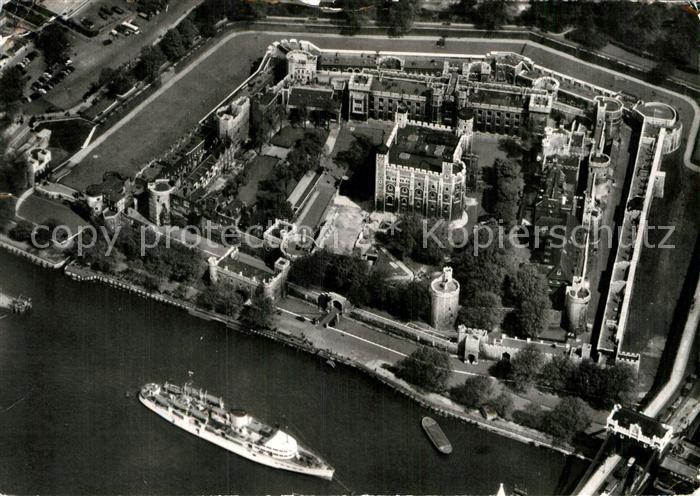 London Der Tower Fliegeraufnahme