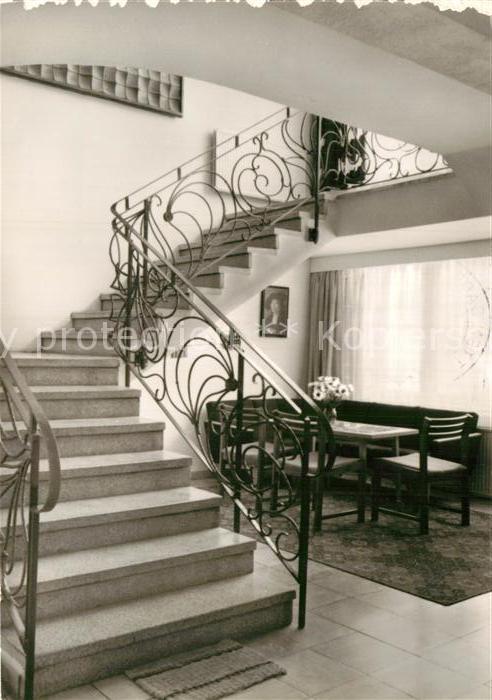 Serrahn VEB Hydrogeologie Ferienheim Treppenaufgang