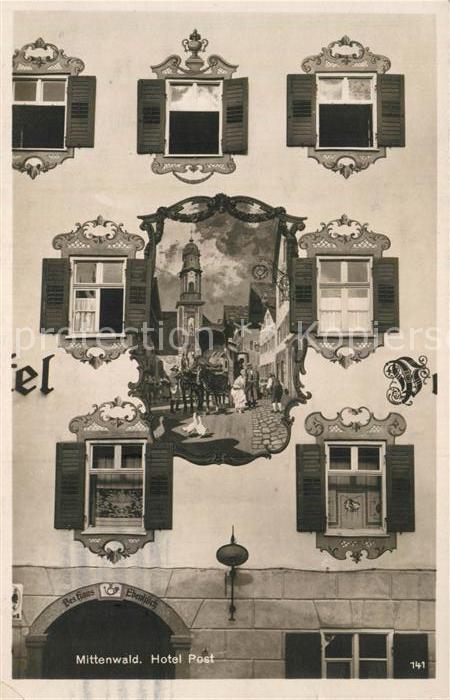 Mittenwald Bayern Hotel Post