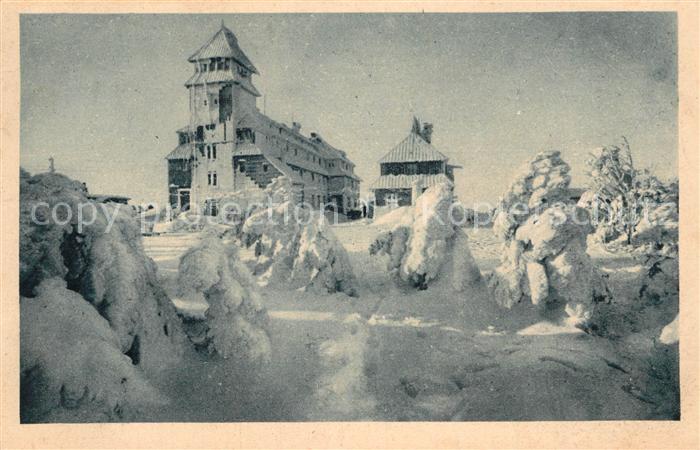 Oberwiesenthal Erzgebirge Unterkunftshaus Fichtelberg