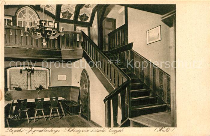 Saechsische Schweiz Jugendherberge Rittersgruen Halle