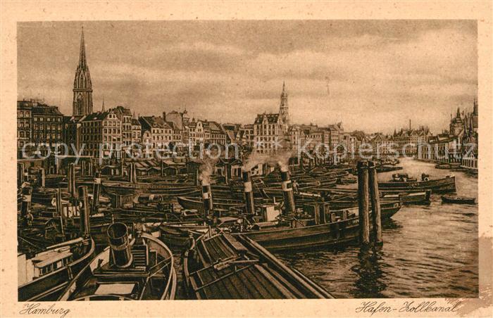 Hamburg Hafen Zollkanal