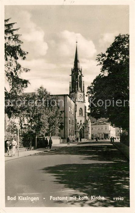 Bad Kissingen Postamt mit kath Kirche