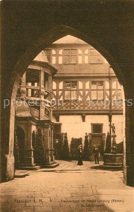 Frankfurt Main Treppenturm im Hause Limpurg