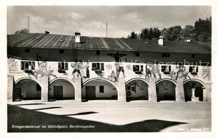 Berchtesgaden Kriegerdenkmal im Schlossplatz