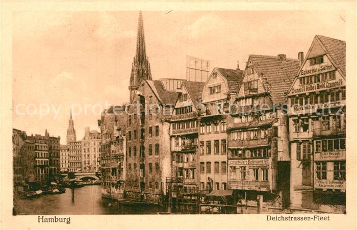 Hamburg Deichstrassen Fleet