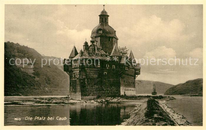 Caub Die Pfalz im Rhein