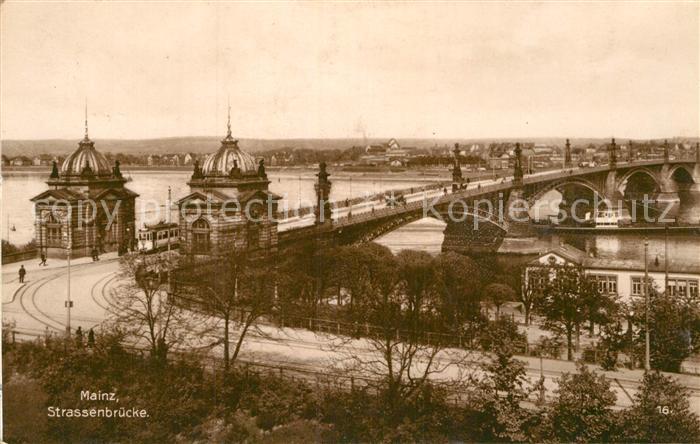 Mainz Rhein Strassenbruecke