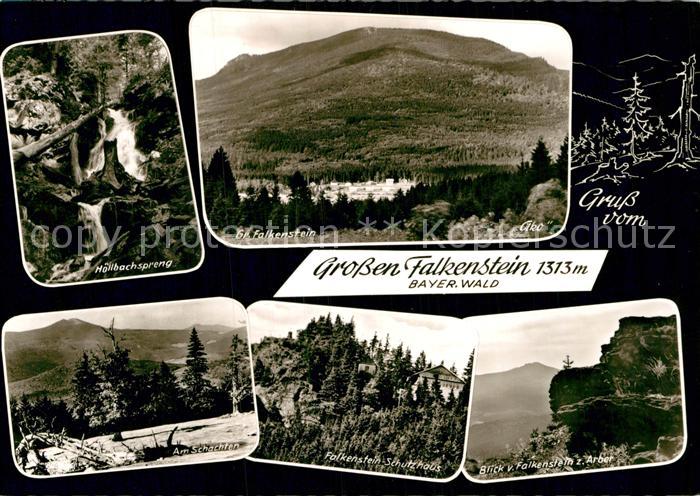Falkenstein Allgaeu Hoellbachspreng Gr Falkenstein Am Schachten Schutzhaus Arber