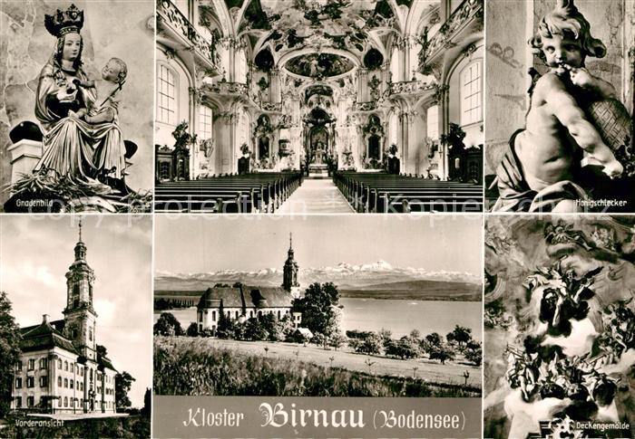 Birnau Zisterzienser Kloster Gnadenbild Honigschlecker Vorderansicht Deckengemae