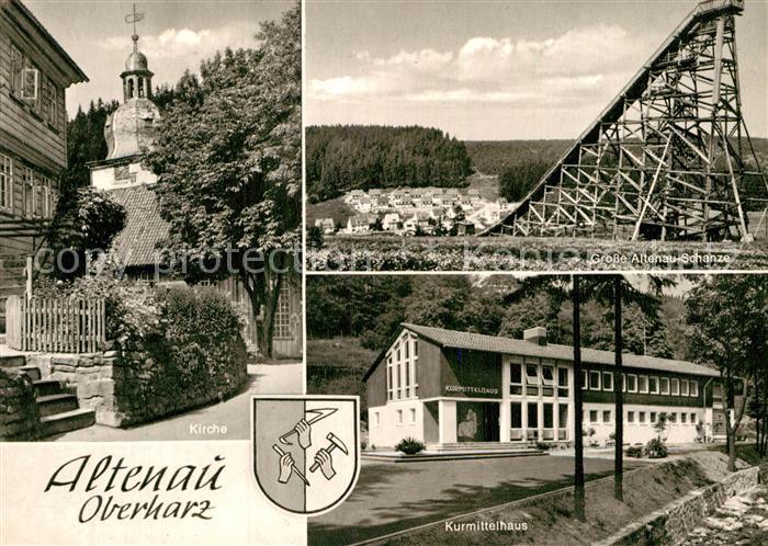 Altenau Harz Kirche Gr Altenau Schanze Kurmittelhaus