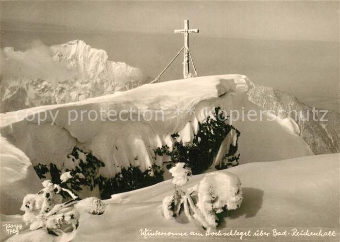 Bad Reichenhall Hochschlegel Gipfelkreuz