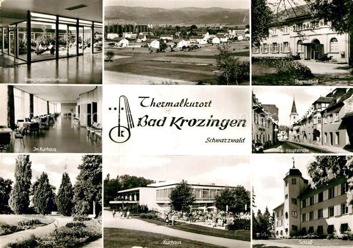 Bad Krozingen Bewegungsbad Panorama Thermalbad Kurhaus Hauptstrasse Kurpak Schlo