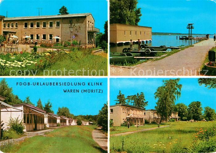 Waren Mueritz FDGB Urlaubersiedlung Klink