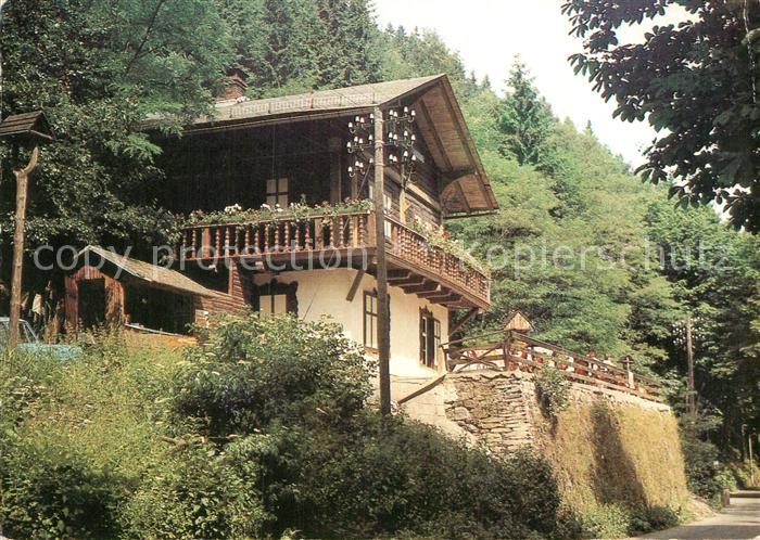 Schwarzburg Thueringer Wald Schweizerhaus im Schwarzatal