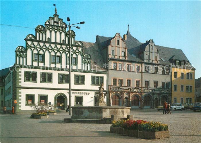 Weimar Thueringen Markt Brunnen