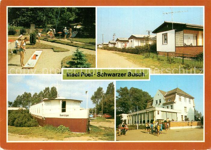 Insel Poel Schwarzer Busch Minigolf Bungalows Dwarsloeper FDGB Erholungsheim Fre